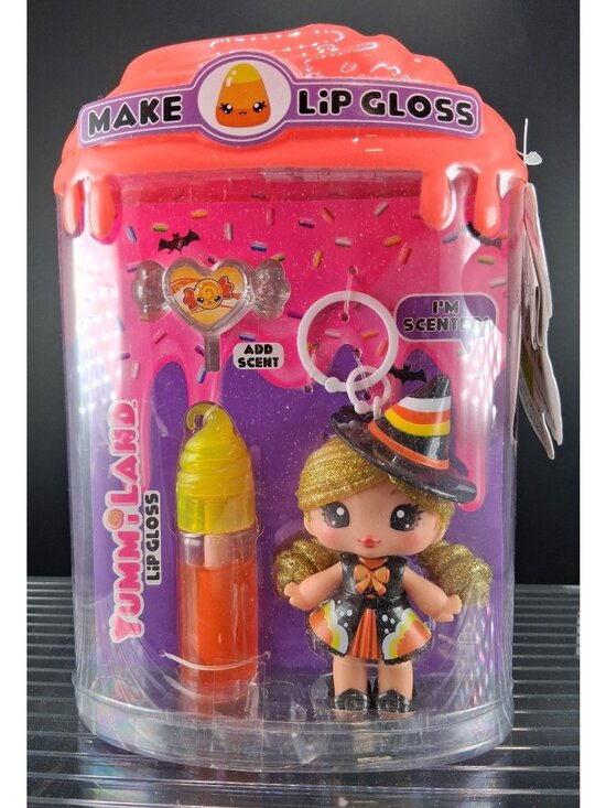 YummiLand Other - YummiLand Halloween Cassie Treats Doll & Make Lip Gloss Kit